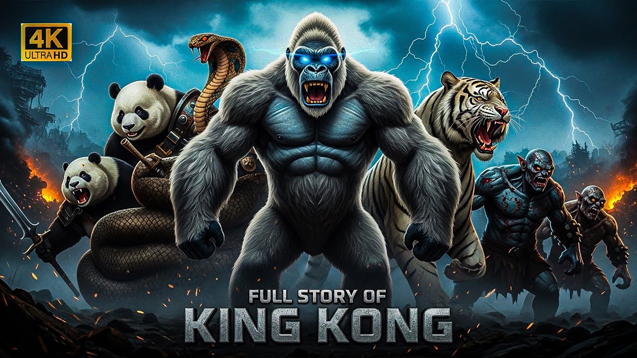Full story of King Kong | Compilation | Full Movie | 8k Ultra HD