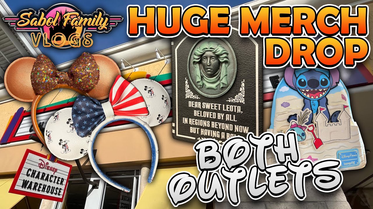 DISNEY CHARACTER WAREHOUSE OUTLET SHOPPING | Vineland & International ~ HUGE New Merch Selection!