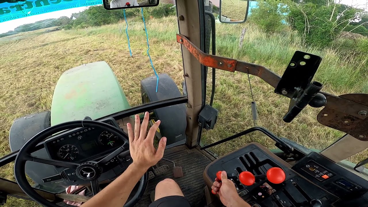 [CabView] Broyage De Prairie 2021 | John Deere 6600