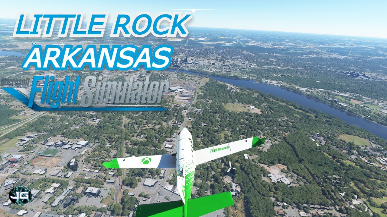 Little Rock, Arkansas - Microsoft Flight Simulator - Xbox Series X - Capitol City