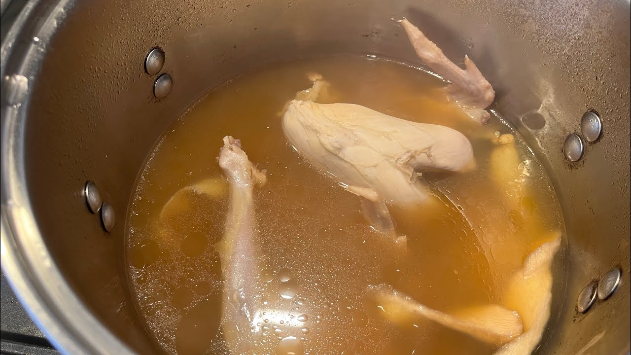 Суп из старой курицы для больного мужа и ребенка