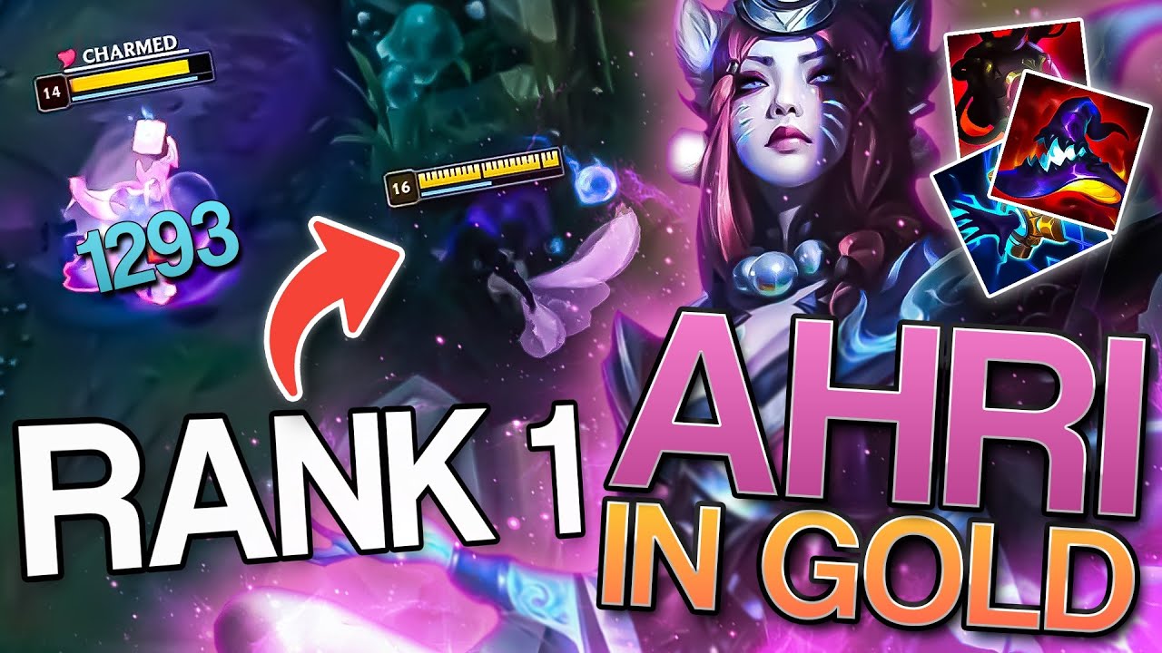 Rank 1 Ahri mid visits Gold Elo to teach you how to carry