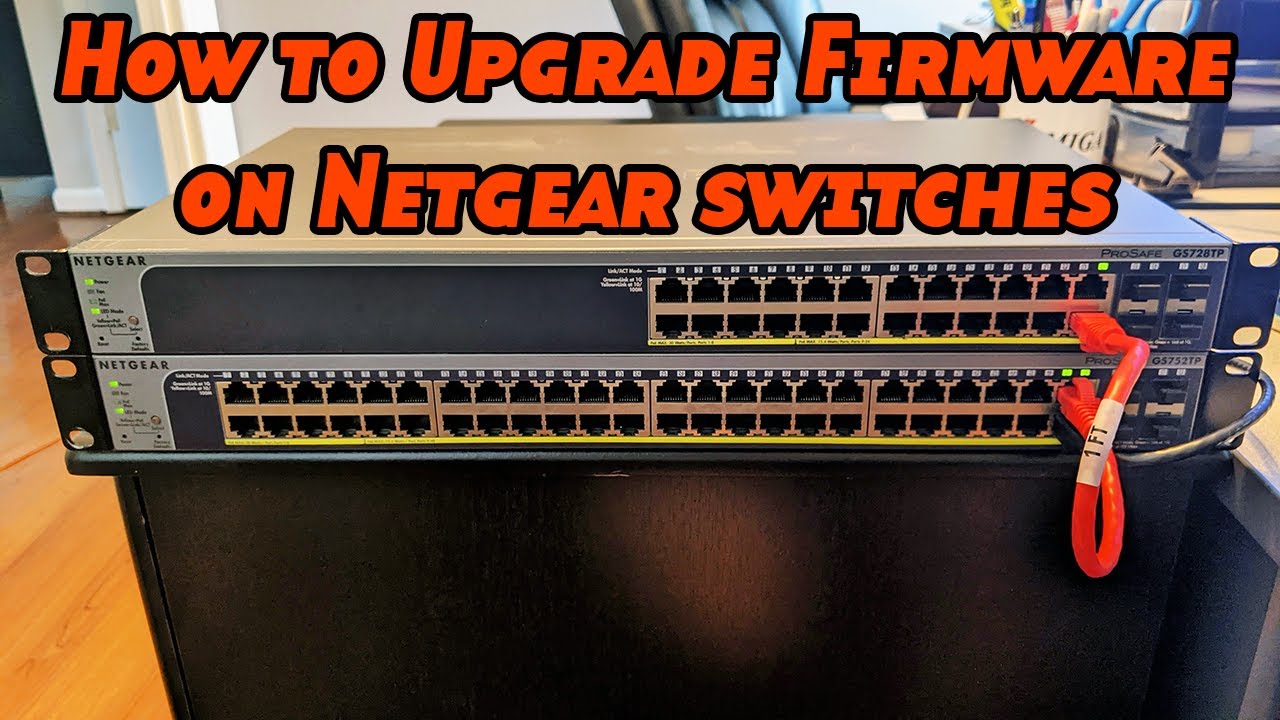 How to upgrade firmware on Netgear switches