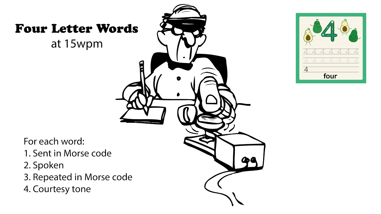 Four letter words 15wpm