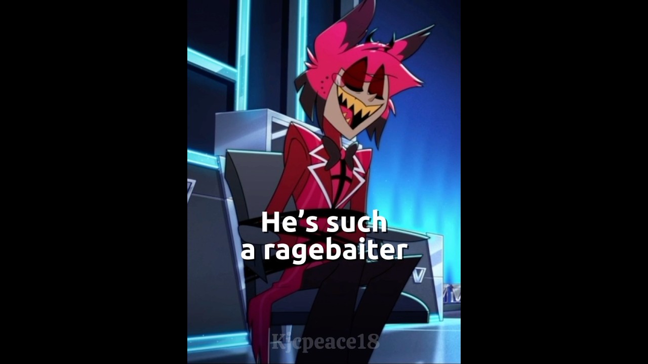 Alastor’s such a ragebaiter lol  #hazbinhotel #alastor #vox #alastoredit #hazbinhotelseason2 #fyp