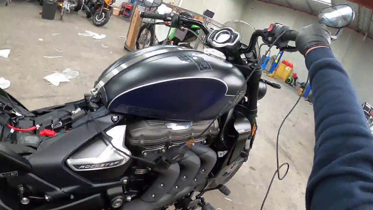 UNLOCKING PROCESS TRIUMPH ROCK 3 GT STORM 0KM 2024 part2