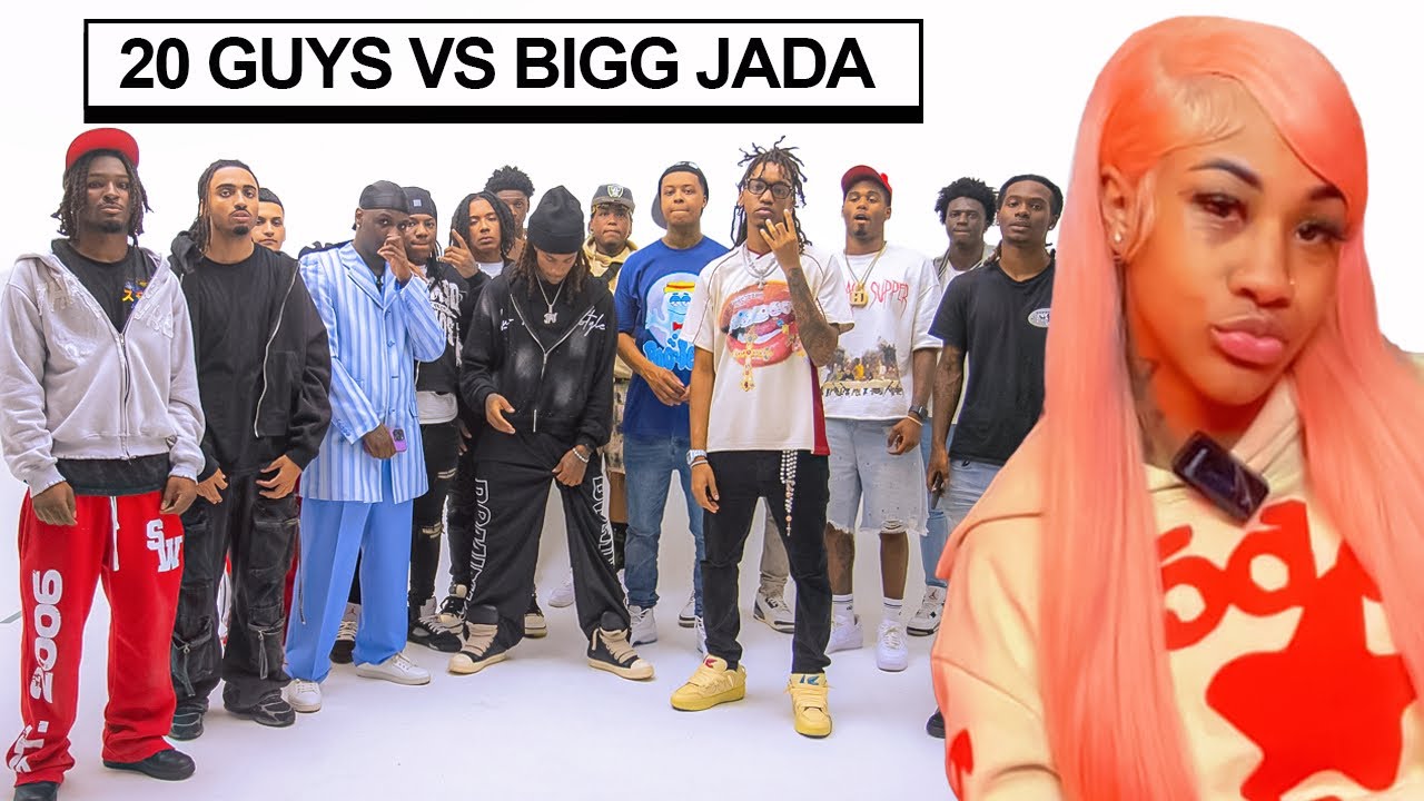 20 ПАРНЕЙ ПРОТИВ 1 РЭПЕРА: BIGG JADAA