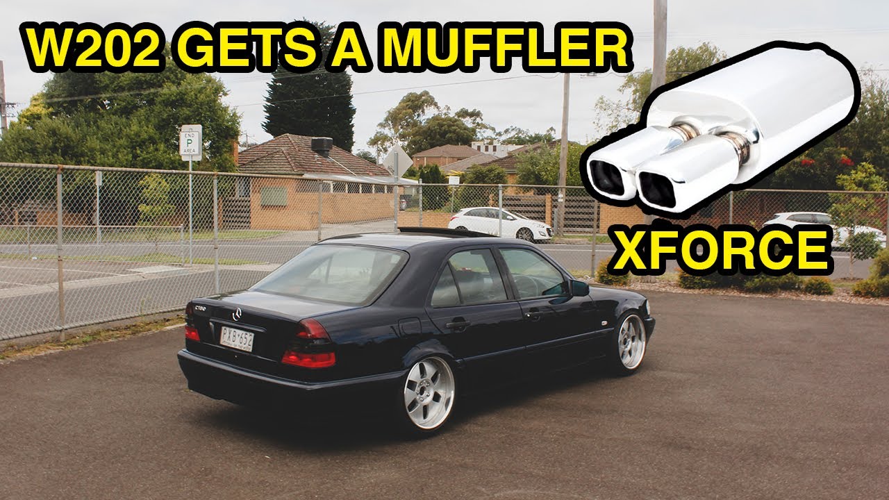 MERCEDES W202 C180 MUFFLER DELETE VS XFORCE!