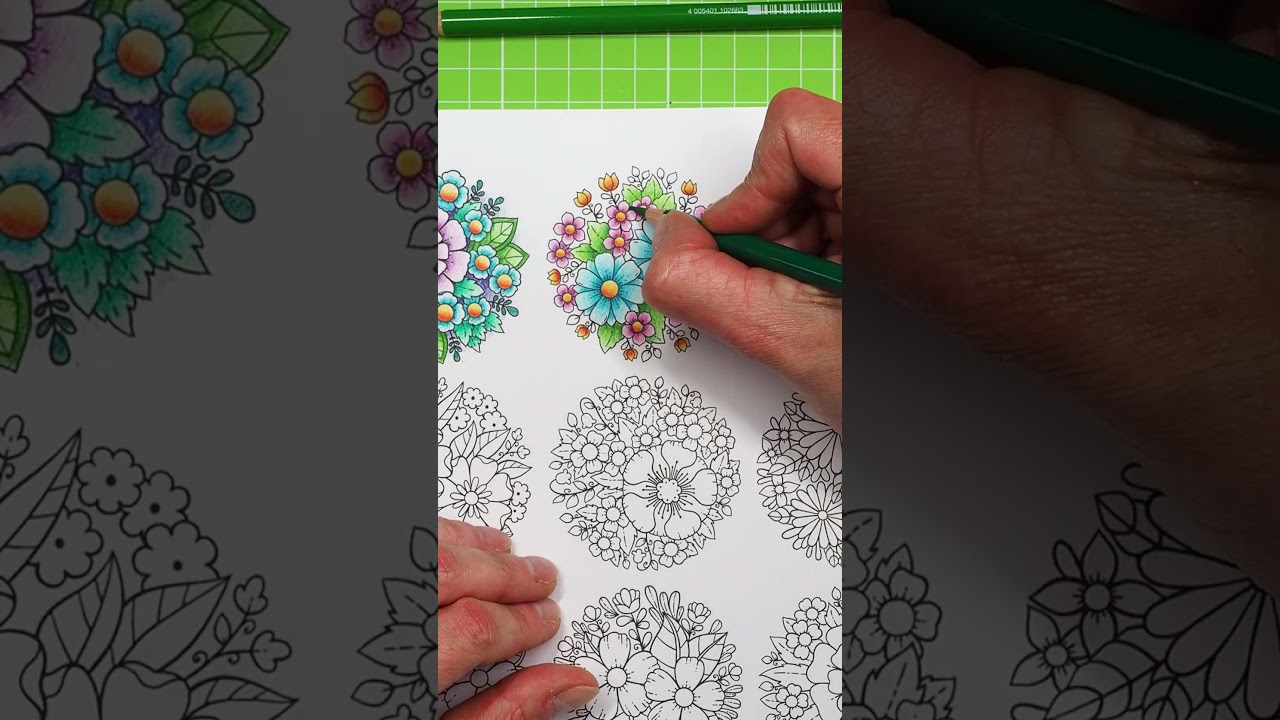 Color Along │ &bdquo;Little Worlds&ldquo; Coloring Book │ Polychromos