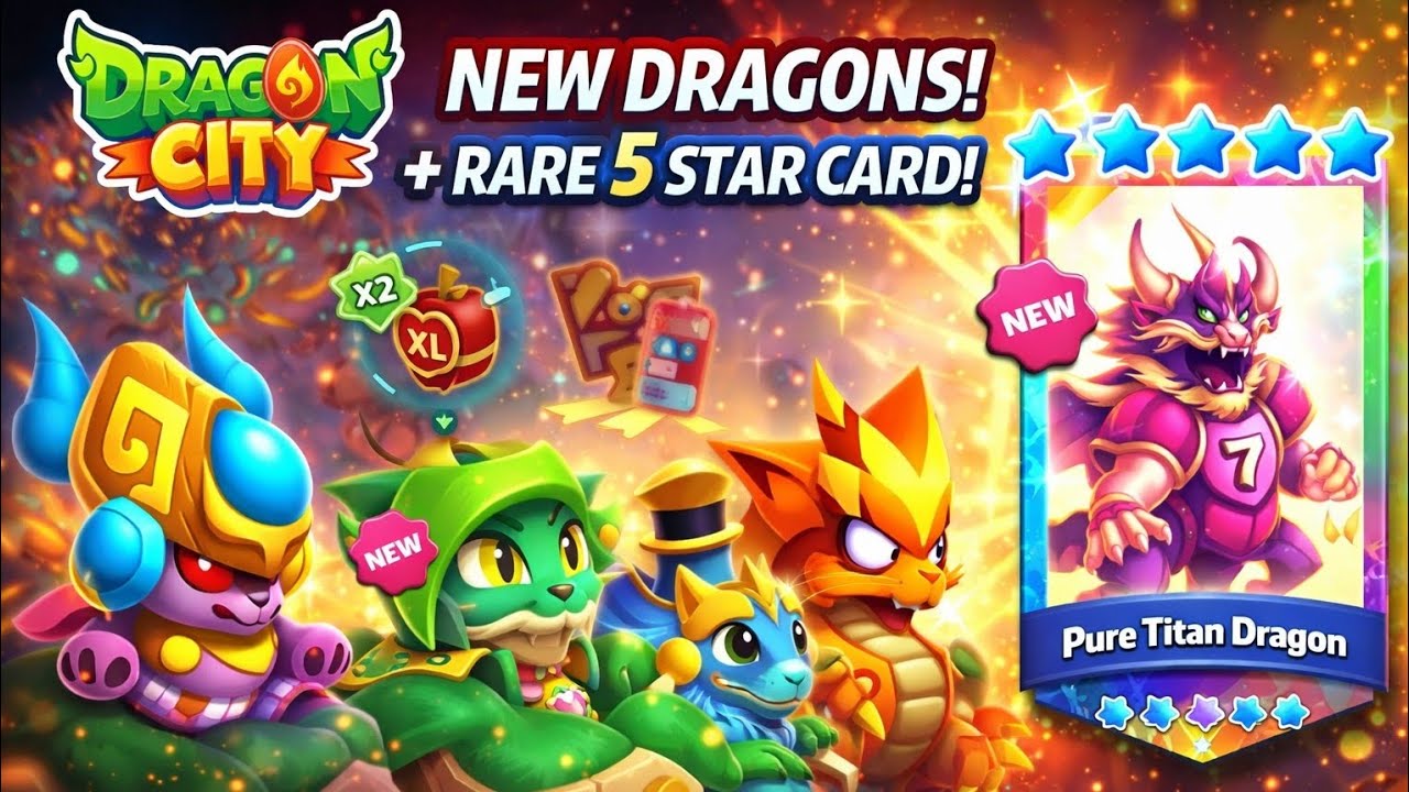 #947. I Got Pure Titan Dragon Shiny Sticker! + Hatching NEW Dragons in Dragon City 🔥