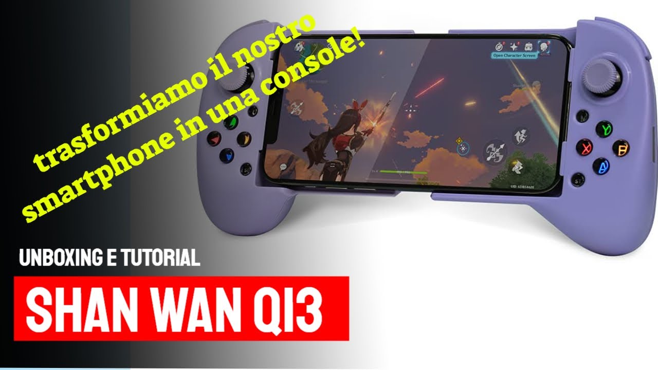 trasformiamo il nostro smartphone in una console grazie a SHAN WAN Q13