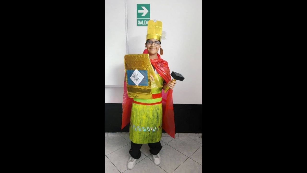 DISFRAZ con material reciclado ♻️ KID'S COSTUME 👦