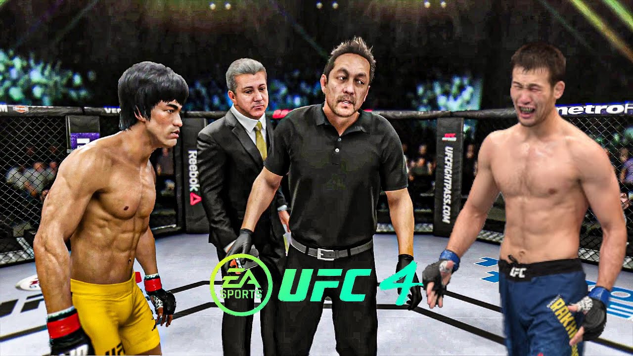 Брюс Ли против Шавката Рахмонова EA Sports UFC 4 Dragon Fight 🔥🐲