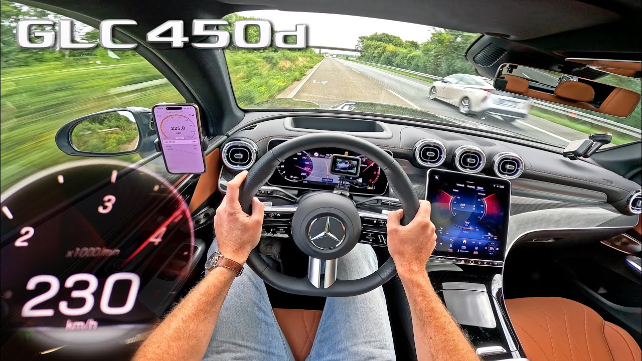 FORGET AMG! 2025 Mercedes GLC 450d is STRAIGHT SIX TURBO on AUTOBAHN!