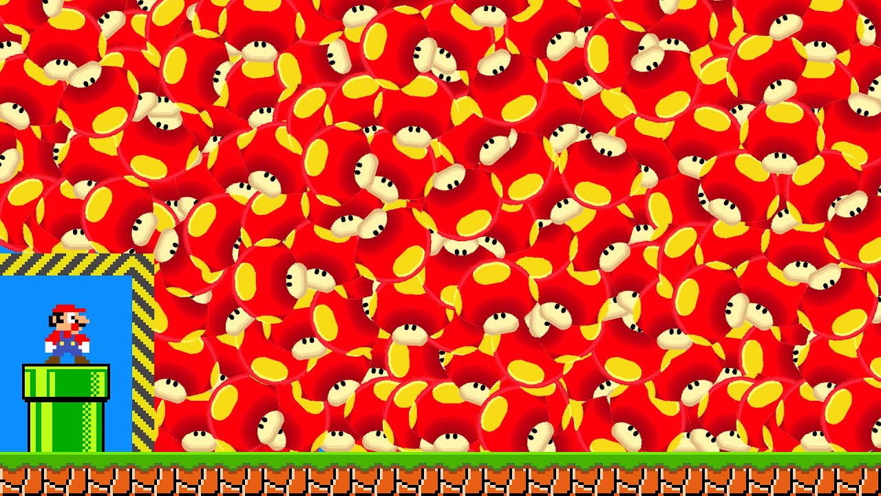 When Mario Has Too Many Giga Mushrooms in Super Mario Bros.?