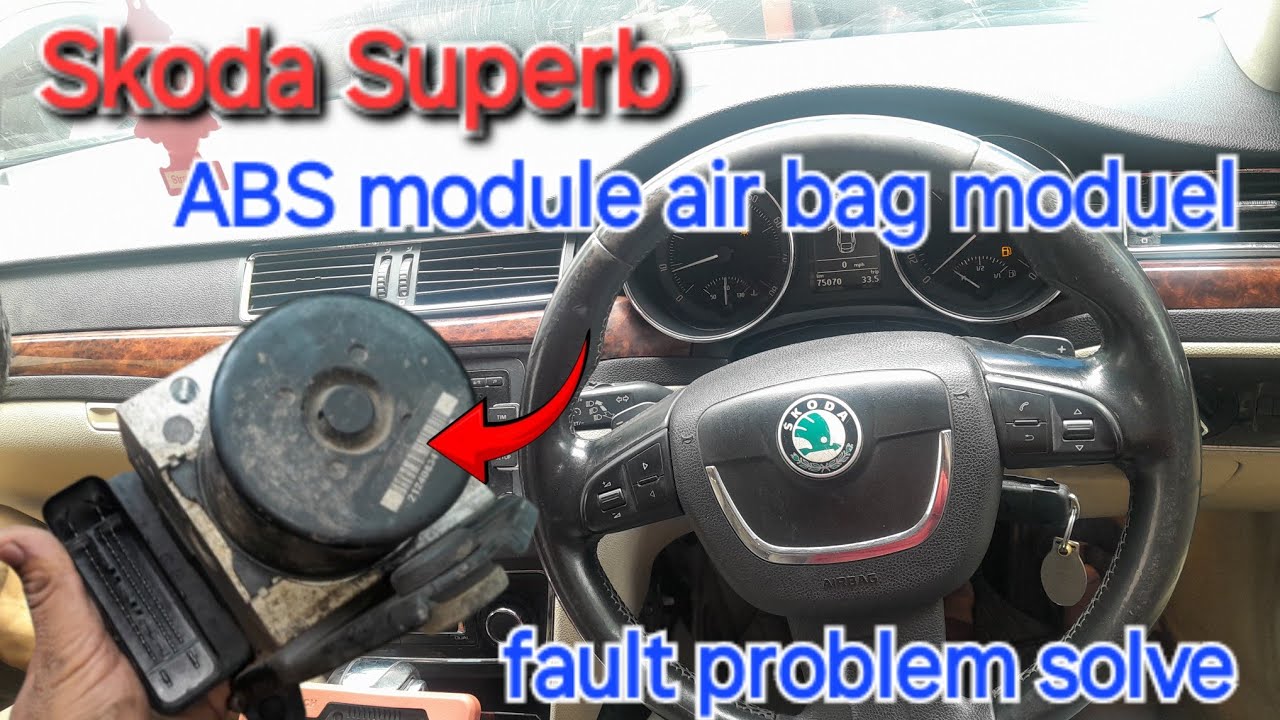 fault code/01228/01224/00003/01130/ Skoda superb abs moduel fault and airbag module fault / part 2