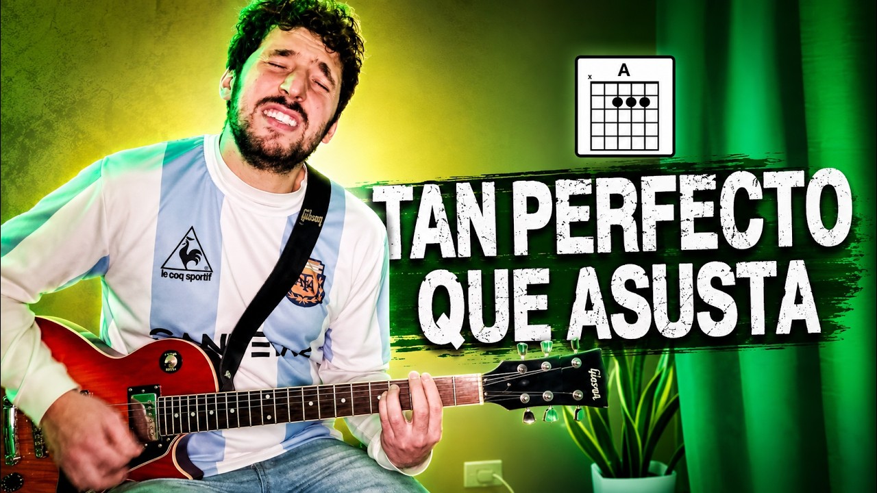 Tan Perfecto Que Asusta - CALLEJEROS | Cover Guitarra (ACORDES, SOLO y TABS en Pantalla)