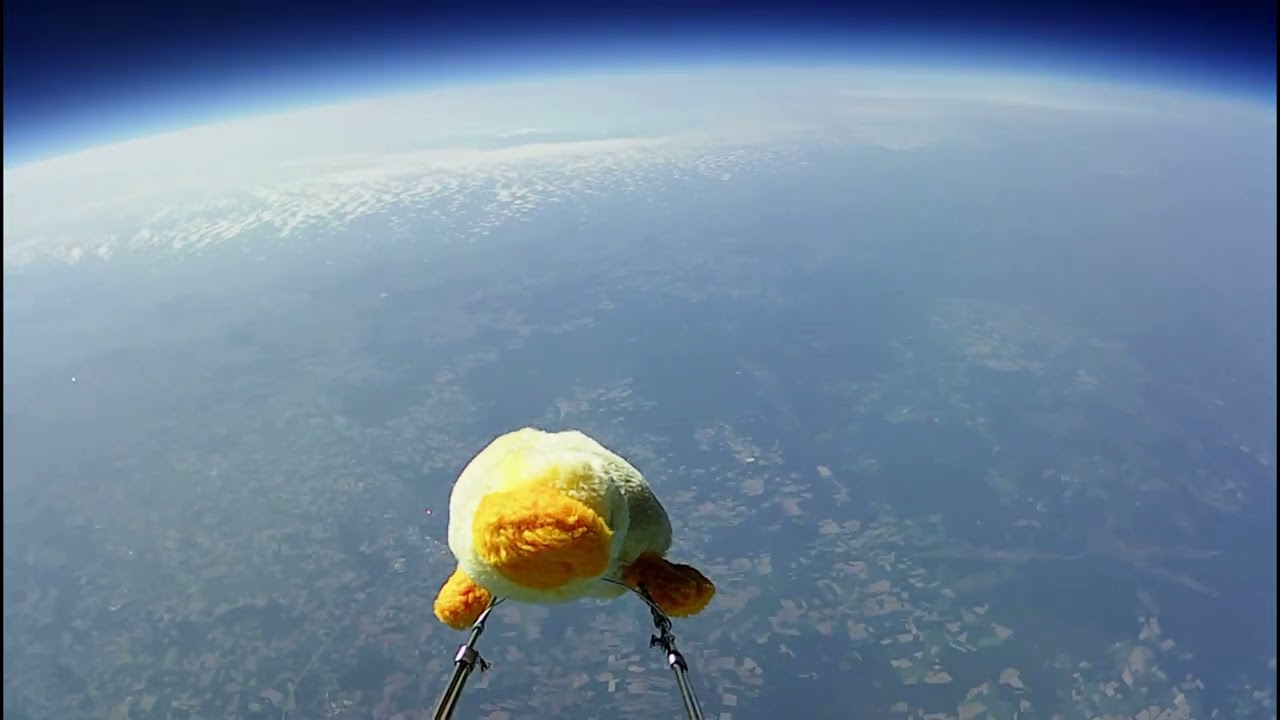 Wetterballon mit Ente - ein Projekt der Klasse 4c der Grundschule Kirchdorf