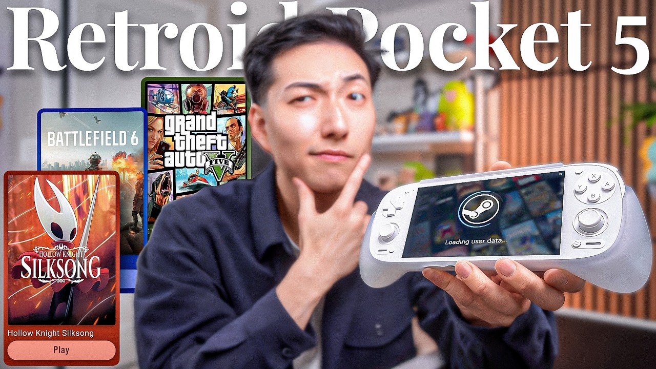 Играю в игры Steam на эмуляторе портативной консоли (Retroid Pocket 5)
