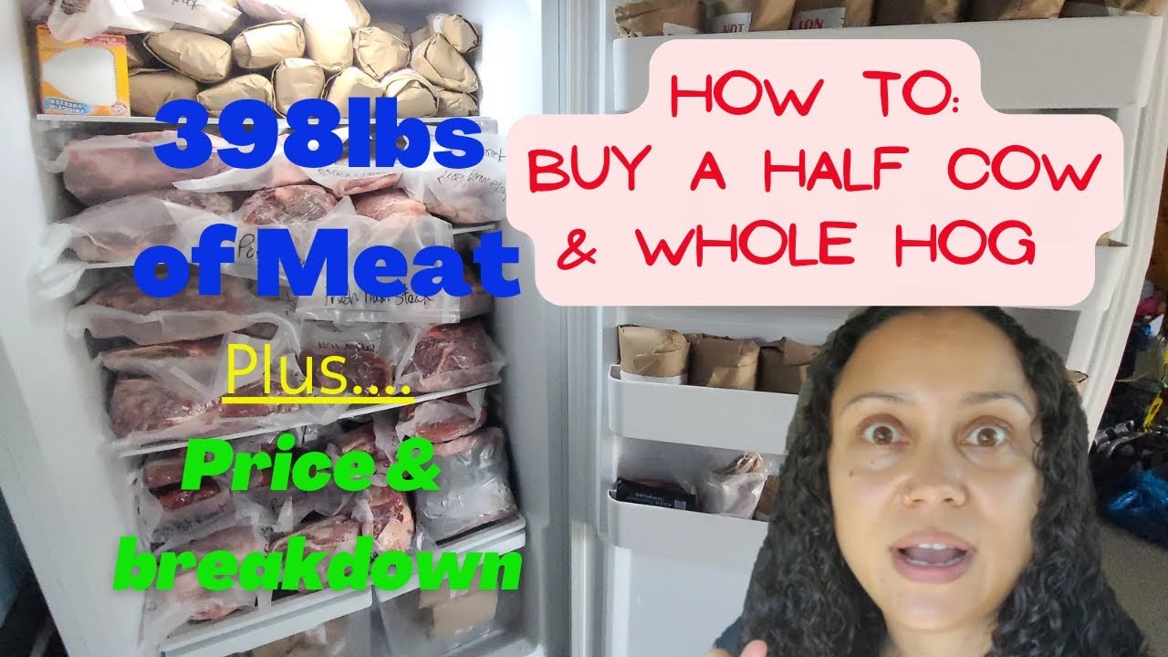 BUYING A HALF COW🐄 & WHOLE HOG🐖 | How-To & EVERYTHING You Need To Know #WholeHog #HalfCow