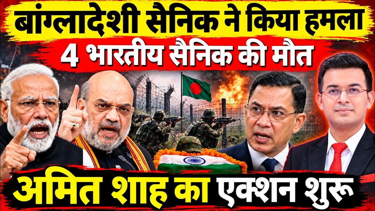 4 BSF Soldiers Martyred? India's Massive Retaliation | India-Bangladesh Border Tension