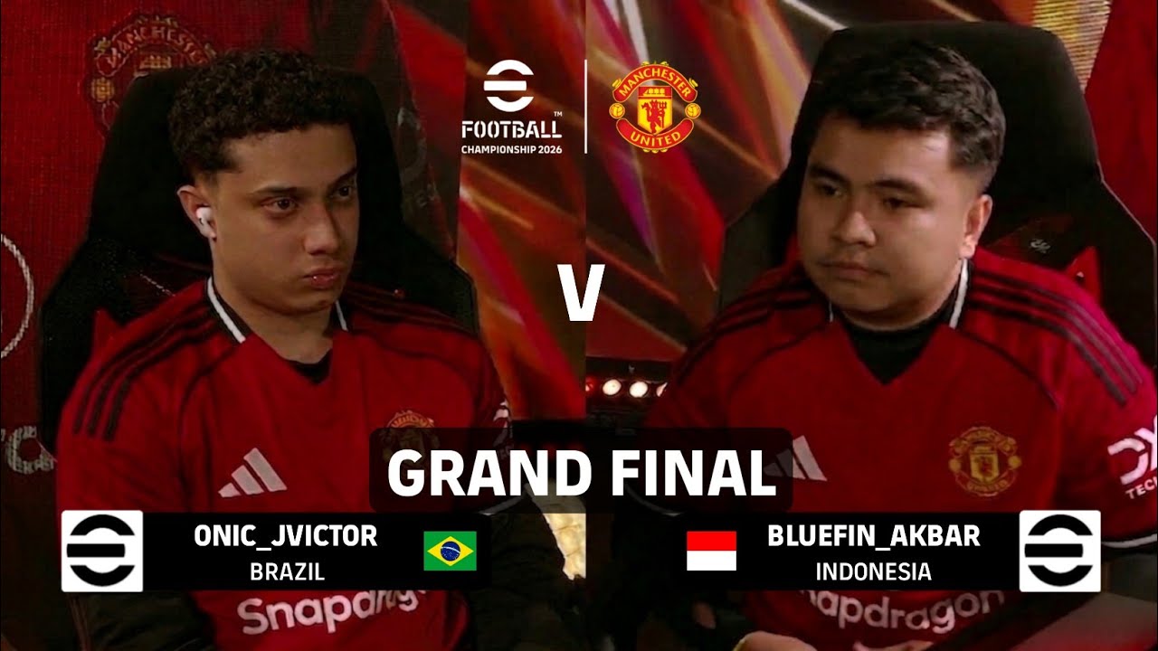 GRAND FINAL | ONIC_JVICTOR 🇧🇷 VS 🇮🇩 BLUEFIN_AKBAR | eFootball&trade; CHAMPIONSHIP 2026 MANCHESTER UNITED