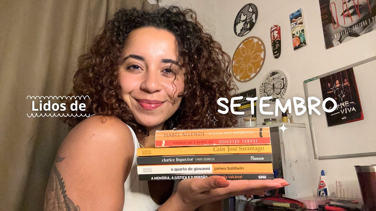 Livros lidos em setembro | Isabel Allende | Saramago | Clarice Lispector e + 