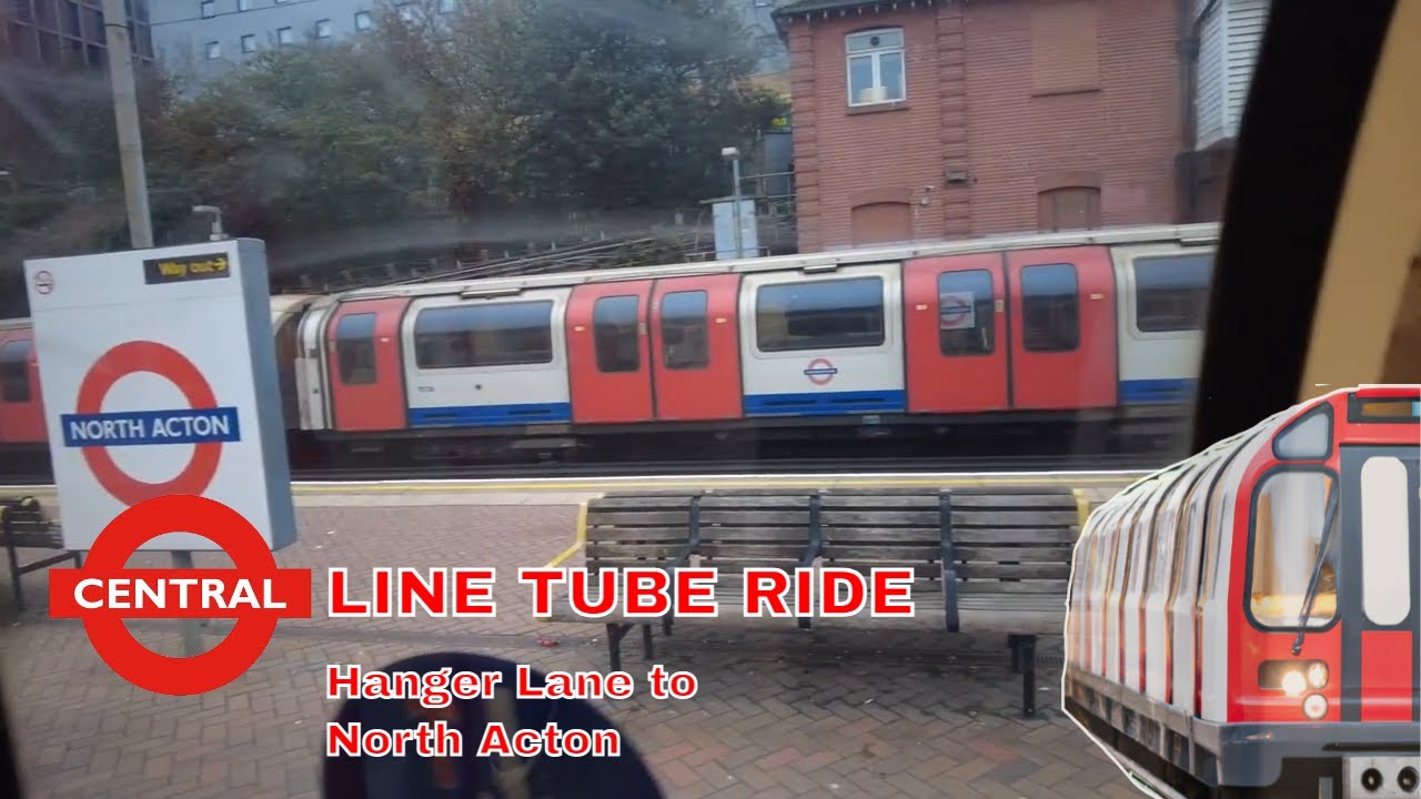 Central Line Tube Ride | Hanger Lane to North Acton