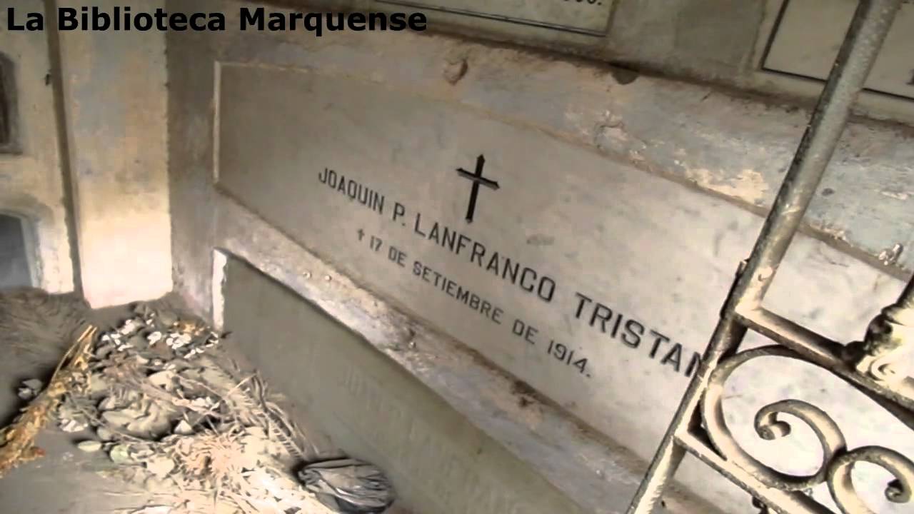 El Mausoleo de Pío Tristán, último Virrey del Perú, en el Cementerio Presbítero Maestro