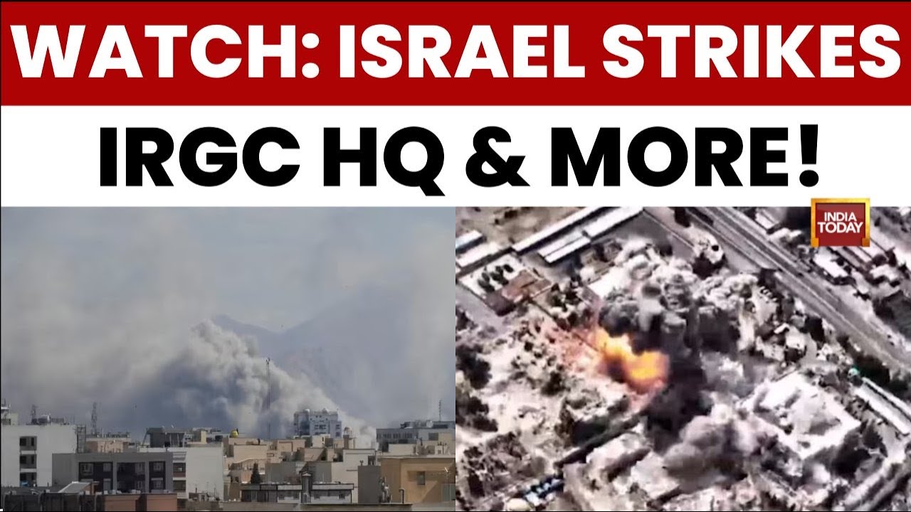Iran-Israel Conflict: Israel Airstrikes Hit IRGC, Hezbollah HQs in Beirut Suburbs Amid War
