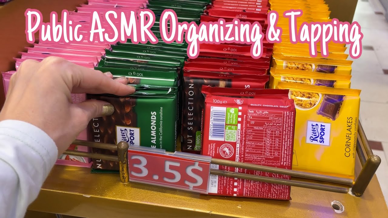 Public ASMR * Organizing, Tapping & Tracing * No Talking * ASMRVilla