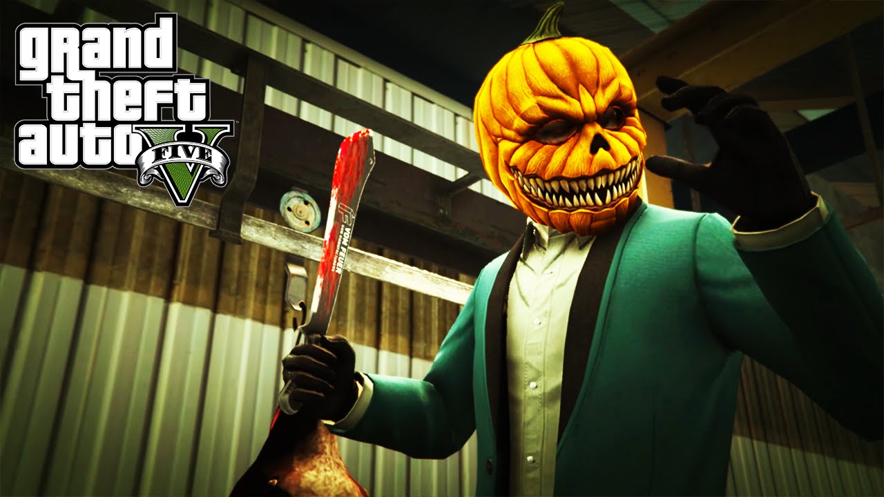 GTA 5 Online Halloween DLC Слэшер с друзьями