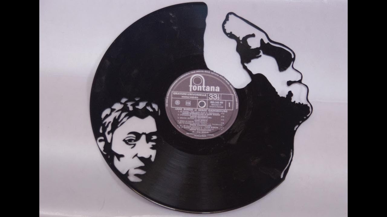 Découpage disque vinyle