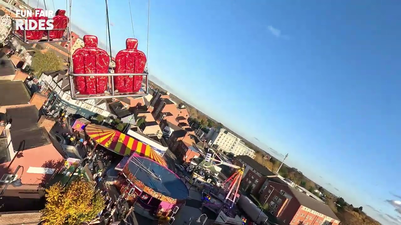 Star Flyer - on ride - John & Taylor Wesseldine - Pfleger Rides - Loughborough Fair 2023