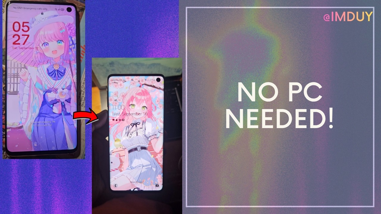 Rolling back my Galaxy S10 to stock Android 12 without PC!