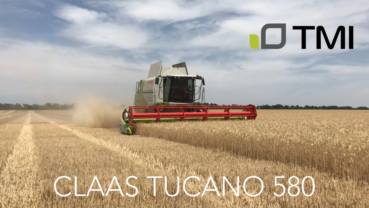 Комбайн CLAAS TUCANO 580 / Обзор / Уборка пшеницы 2020