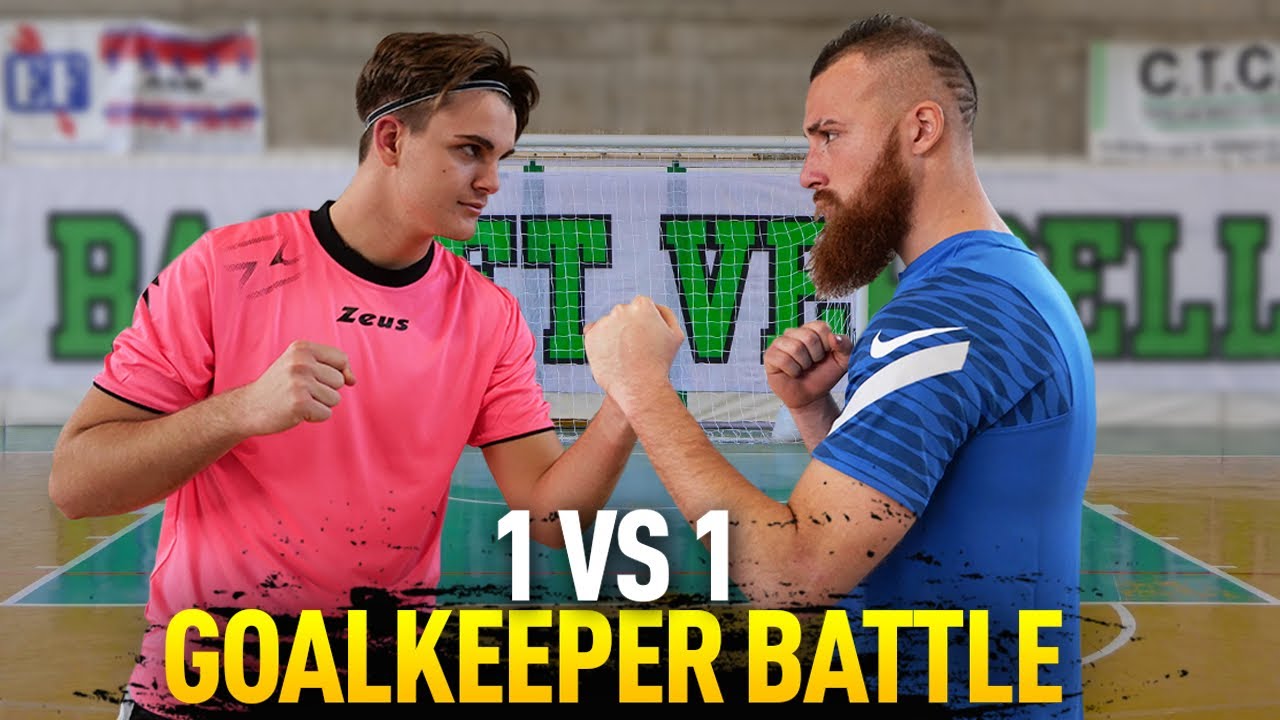 🧤 LA MIA PRIMA GOALKEEPER BATTLE in un CAMPO da FUTSAL! 1 VS 1 con UN SUPER PORTIERE di CALCIO a 5!