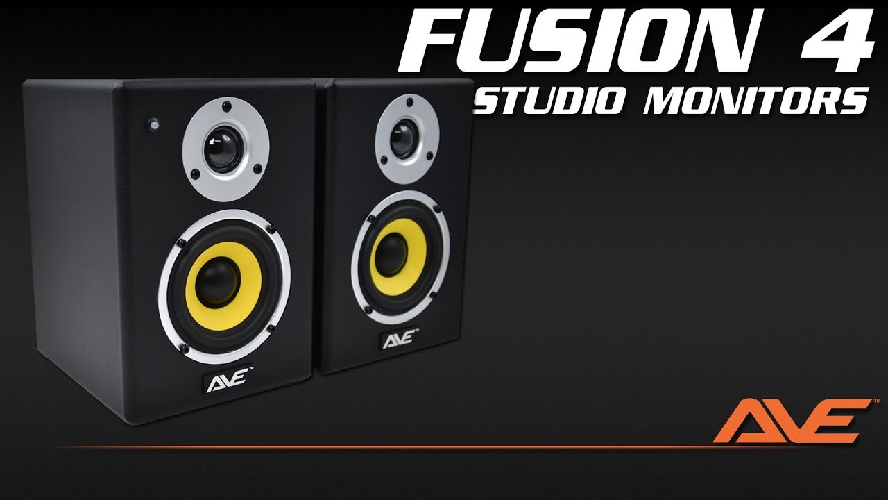 AVE FUSION 4 Studio Monitor Pair