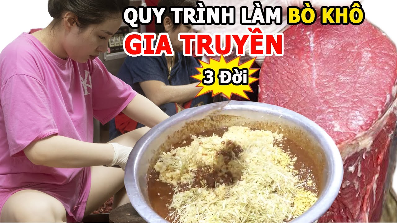 Chia Sẻ Cách Làm Bò Khô Gia Truyền Ngon Trên Phố Cổ Hà Nội 