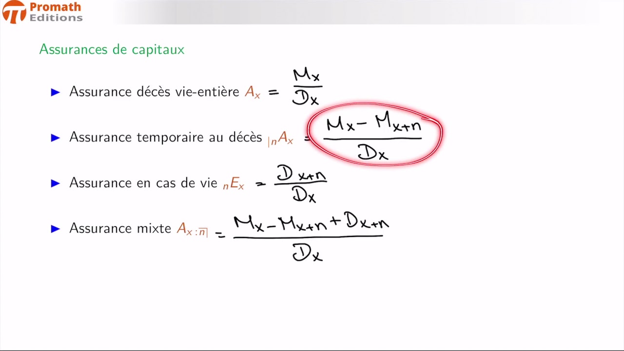 Commutations et primes d'assurance