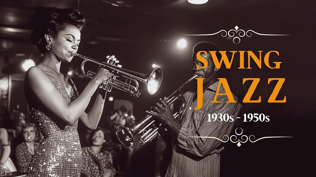 Smooth Swing Jazz Vibes from a Lively Jazz Bar with Classic Jazz Song Performances