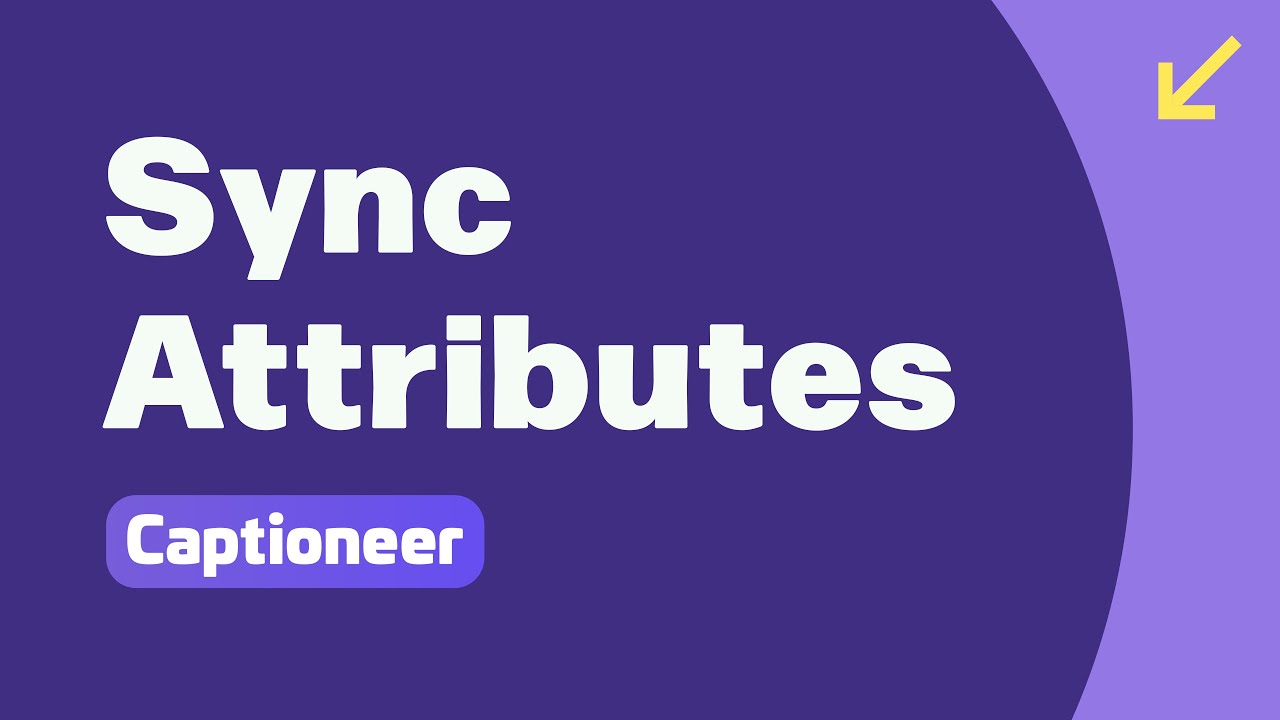 Sync MOGRT Attributes