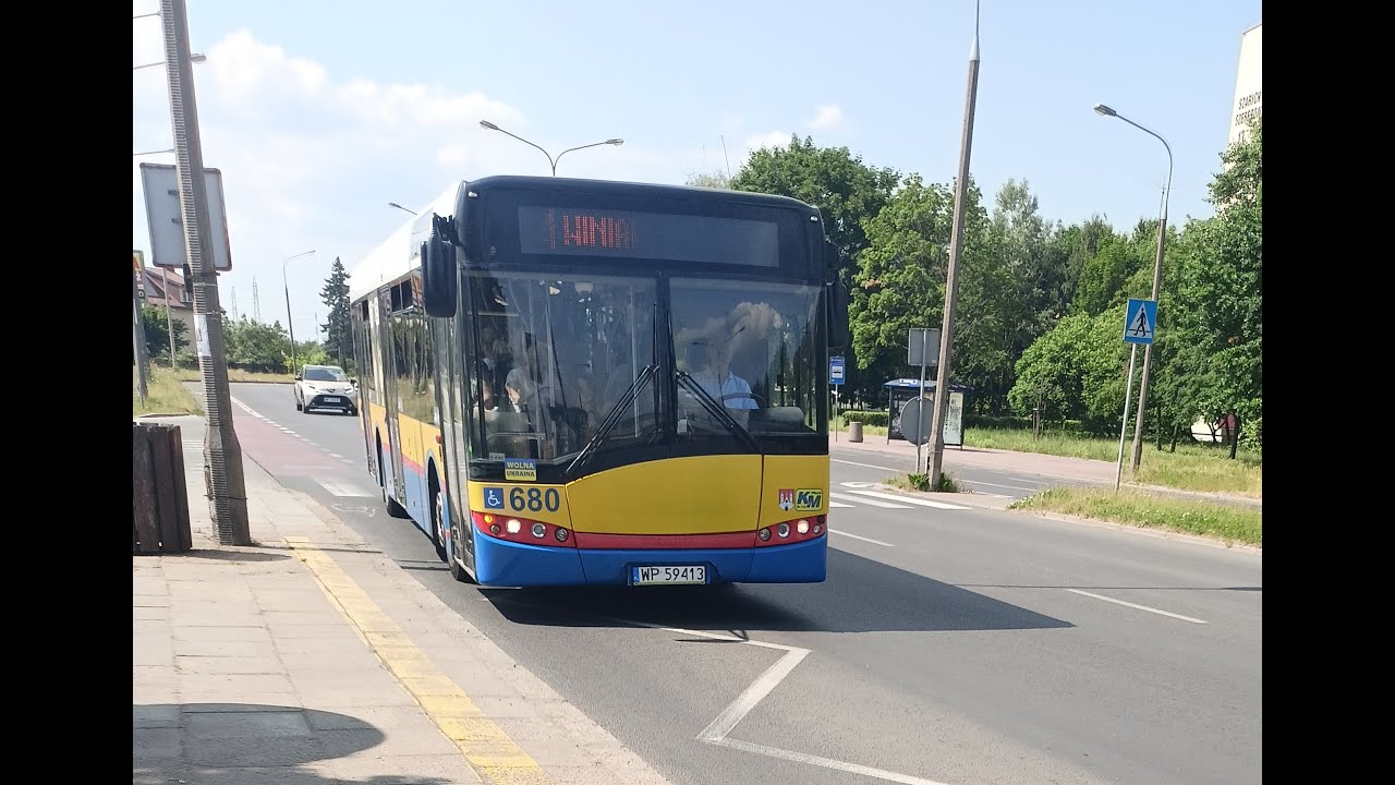 Solaris Urbino 12 III #680 KM Płock linia 14 kierunek Winiary Szpital