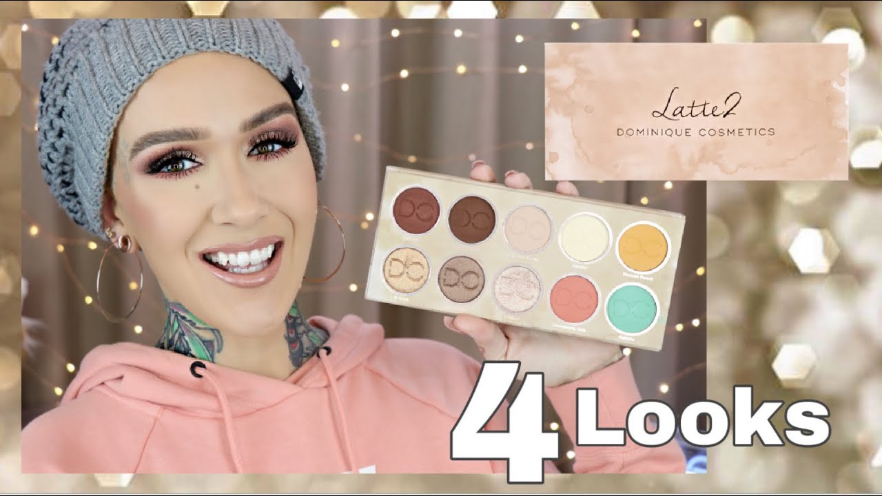 DOMINIQUE COSMETICS LATTE 2 REVIEW & 4 LOOKS