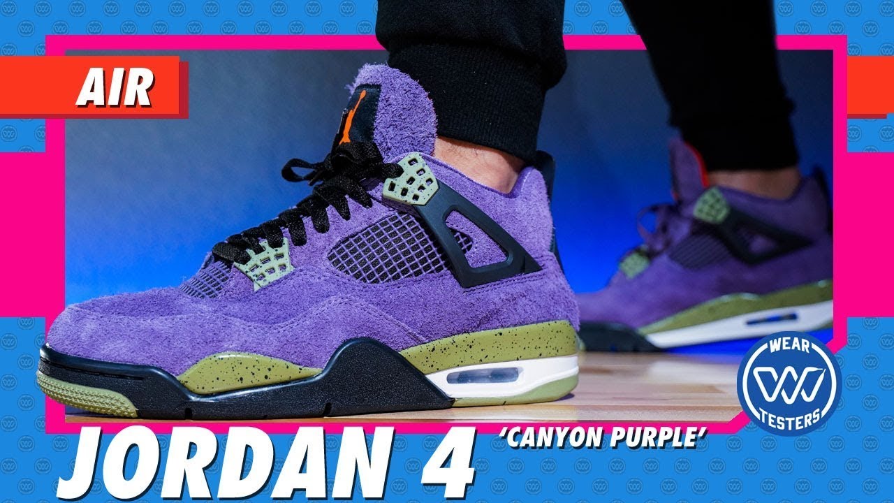 Air Jordan 4 Canyon Purple