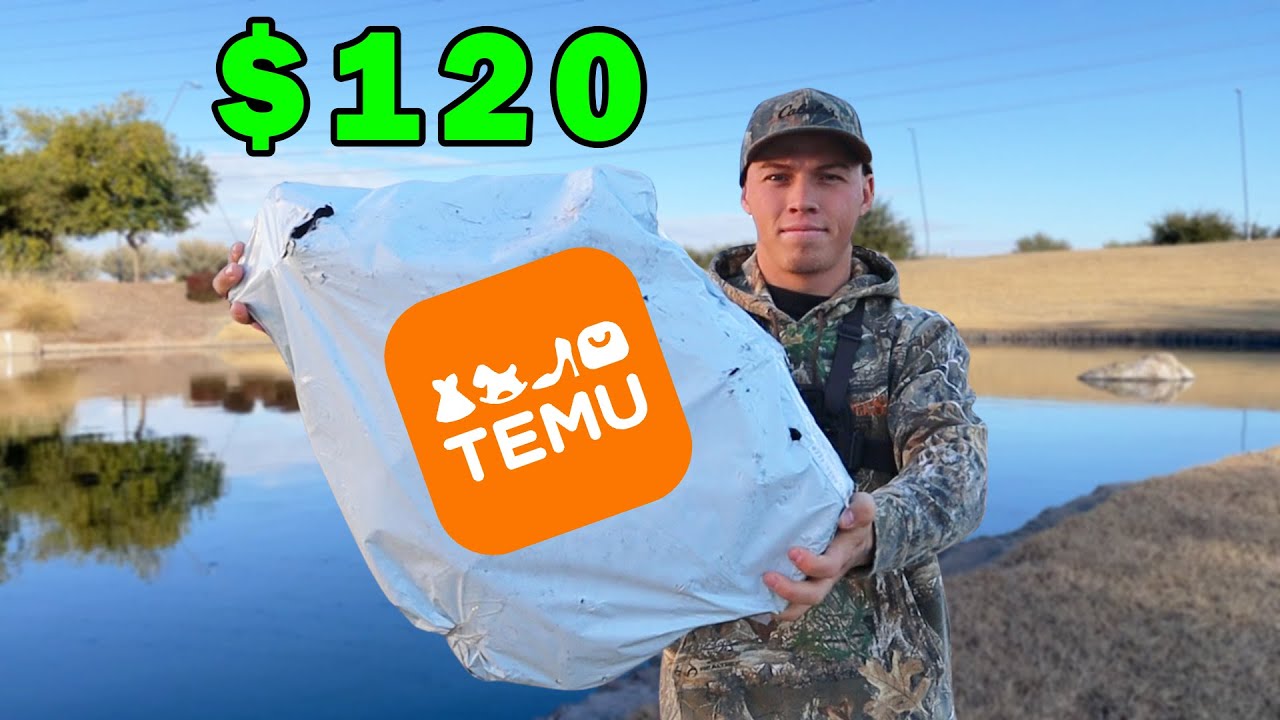 $120 Temu BUDGET Fishing Challenge - Worth It?