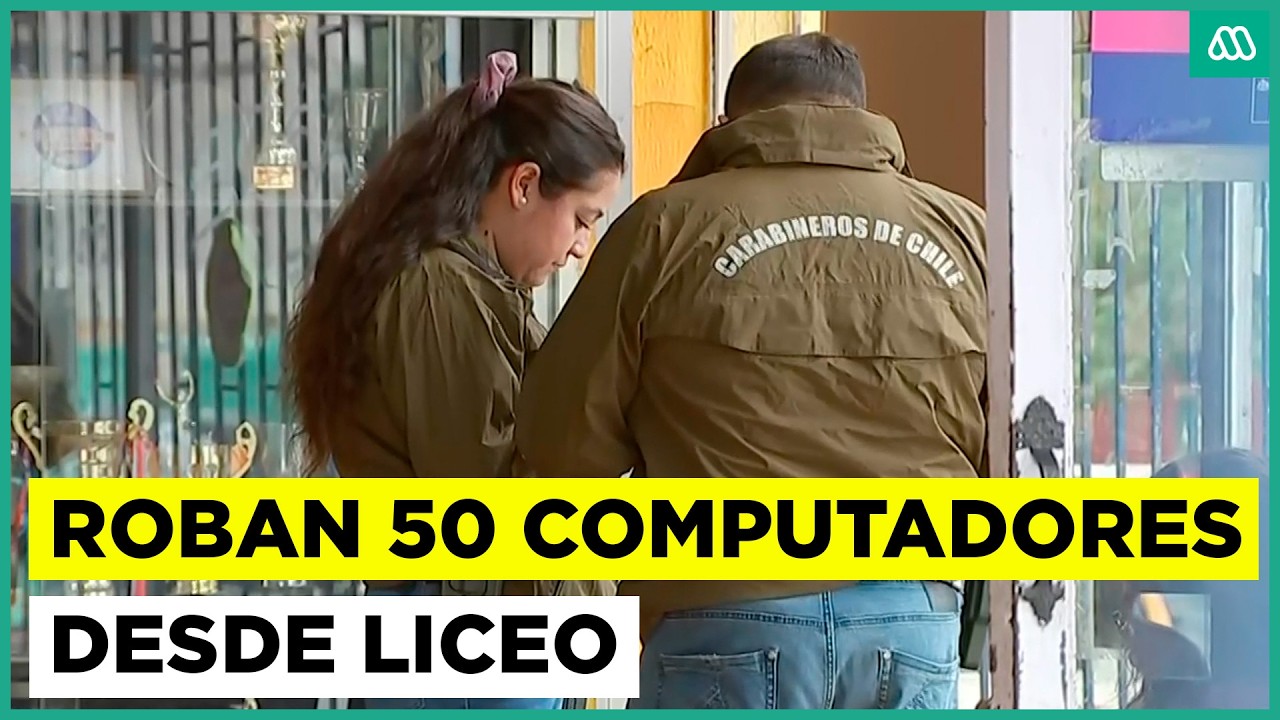 Robaron 50 computadores desde Liceo Miguel de Cervantes en Santiago: todo avaluado en $25 millones