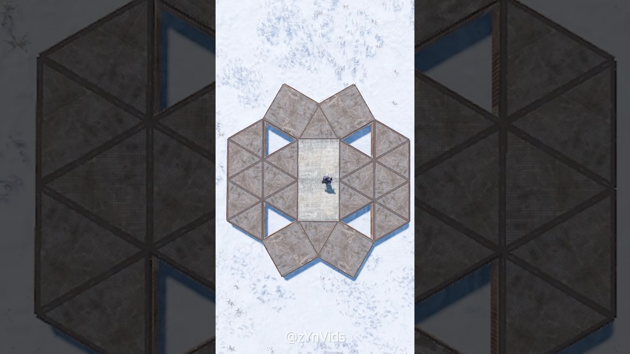 META solo/duo/trio Base design in rust 2025 #rust #rustgame #rustbase #gaming #shorts