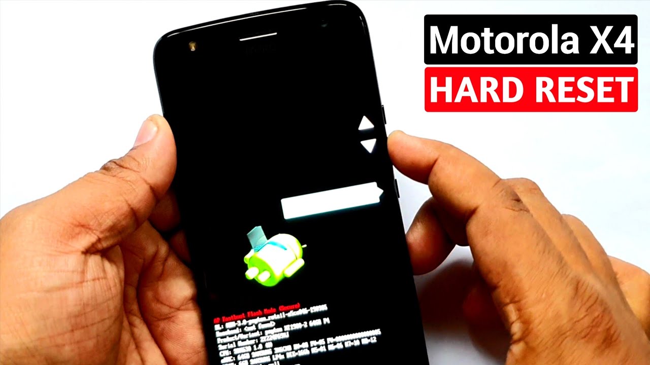 Moto X4 Hard Reset || Motorola XT1900-2/XT1900-3/XT1900-4/XT1900-5/XT1900-6/XT1900-7 Factory Reset