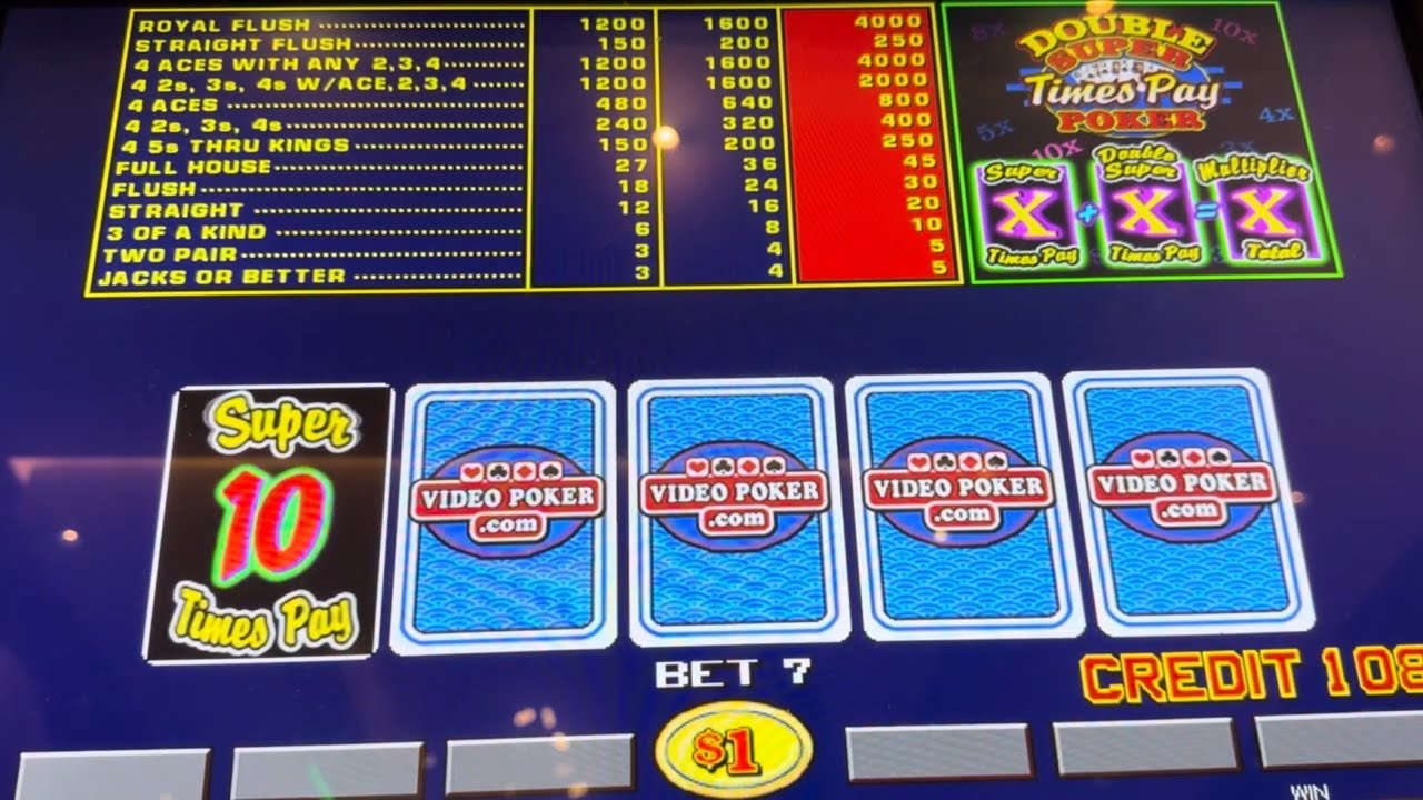 Five Star Poker: Triple Double Tried to Break Me Today 💔 #casino #jackpot  #videopoker #vegas